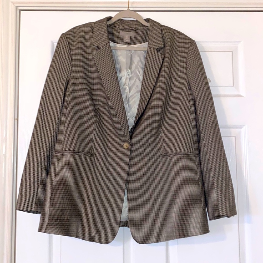 H&M Houndstooth Blazer
